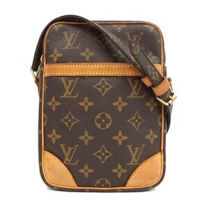 Louis Vuitton Danube Monogram Crossbody Bag Brown